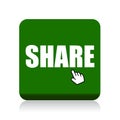 Share button icon Royalty Free Stock Photo