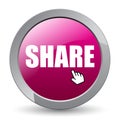 Share button icon Royalty Free Stock Photo
