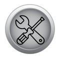 Tools service settings icon Royalty Free Stock Photo