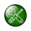 Tools service settings icon Royalty Free Stock Photo