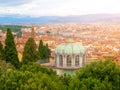 Rounded building of Coffee House in Boboli Gardens, Florence, Tuscany, Italy