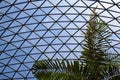 Rounded ceiling with steel and glass