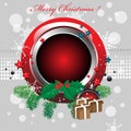 Rounded Christmas frame