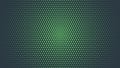Rounded Dashes Half Tone Pattern Radial Gradient Vector Turquoise Abstraction