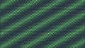 Rounded Dashes Halftone Pattern Vector Tilted Lines Vivid Turquoise Abstraction