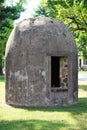 Beehive oven of stone and concrete