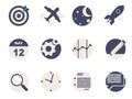 Rounded Flat Icons