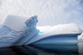 Rounded iceberg in antarctica Royalty Free Stock Photo