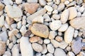 Rounded multi color Rocks texture Royalty Free Stock Photo
