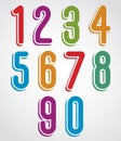 Rounded numbers set.