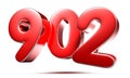 Number 902. Royalty Free Stock Photo