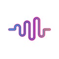 Rounded Wave Line Music, Audio Spectrum