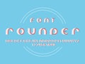 Rounder volume font. Vector alphabet Royalty Free Stock Photo
