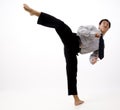 Roundhouse Kick Royalty Free Stock Photo