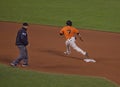 Rounding Second Base--San Francisco Giants