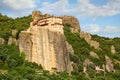 Rousanou Monastery on a monolithic pillar in Meteora, Pindos Mountains, Greece