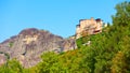 Rousanou nunnery on the cliff in Meteora