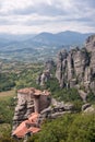 Roussanou Monastery Royalty Free Stock Photo