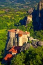 Roussanou Monastery Royalty Free Stock Photo