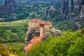 Roussanou Monastery Royalty Free Stock Photo