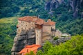 Roussanou Monastery Royalty Free Stock Photo