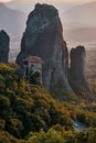 Roussanou Monastery in Meteora Greece Royalty Free Stock Photo