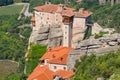 Roussanou Monastery. Meteora, Greece Royalty Free Stock Photo