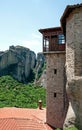 Roussanou Monastery tower in Meteora Greece Royalty Free Stock Photo