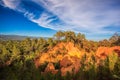 Roussillion park in Luberon, Provence, France