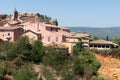 Roussillon historic ocher village Provence Luberon Vaucluse France Royalty Free Stock Photo