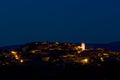 Roussillon at night, Provence, France Royalty Free Stock Photo
