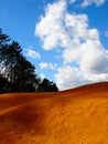 Roussillon ochre quarry Royalty Free Stock Photo