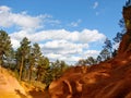 Roussillon ochre quarry