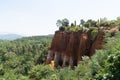 Roussillon ocre cliff in Vaucluse Luberon France