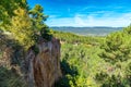 Roussillon, Provence, France: landscape at dawn of the reds ochre rocks