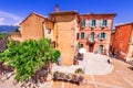 Roussillon, medieval city in Provence in France