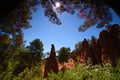 Roussillon, Vaucluse, France - view at the ochre