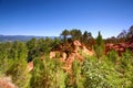 Roussillon, Vaucluse, France - view at the ochre
