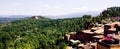 Roussillon village landscape Royalty Free Stock Photo