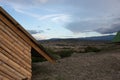 Roustic Wooden House at Tatacoa Desert Sunset Royalty Free Stock Photo