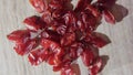 Routation of dried barberry fruit Zereshk