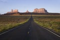 Route 163 to Monument Valley Royalty Free Stock Photo