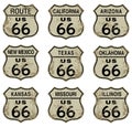 Route 66 Royalty Free Stock Photo