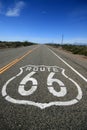 Route 66 Road Marking, California Royalty Free Stock Photo