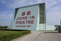 Route 66 Drive-In Theatre Screen Royalty Free Stock Photo