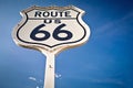 Route 66 sign Royalty Free Stock Photo