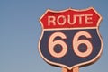 Route 66 Sign at Sunset