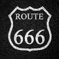 Route 666 Royalty Free Stock Photo