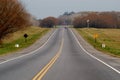 Beautiful sky cloud and asphalt ,Road and yellow line landscape Royalty Free Stock Photo