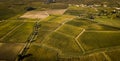 Route des Chateaux, Vineyard in Medoc, amous wine estate of Bordeaux wine